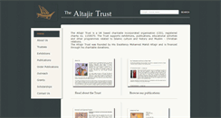 Desktop Screenshot of altajirtrust.org.uk